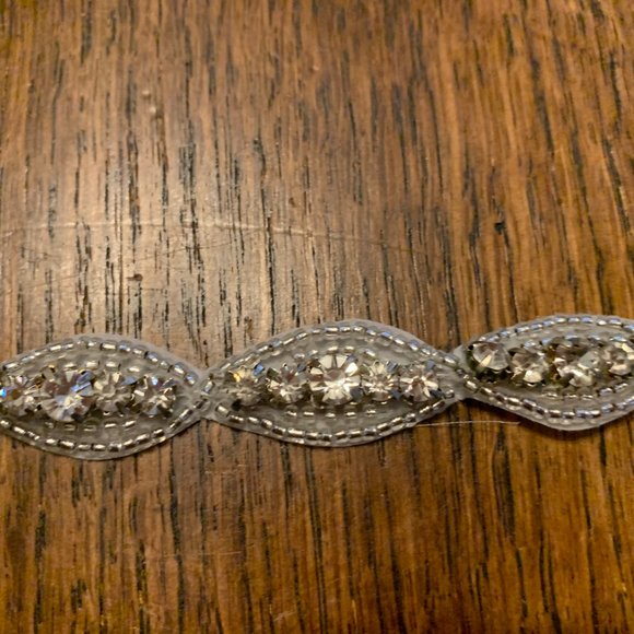 Brand new rhinestone and beaded hair tie or belt main image 9
